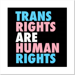 Trans Rights Are Human Rights Lgbt Flag Gay Pride Month Posters and Art